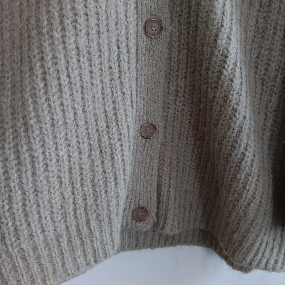 Jenni Kayne  Cocoon Cardigan In Willow Textural Italian Yarn Grunge Oversized - Picture 3 of 10
